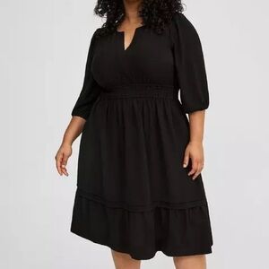 Elegant Midi Tiered Dress TORRID 1